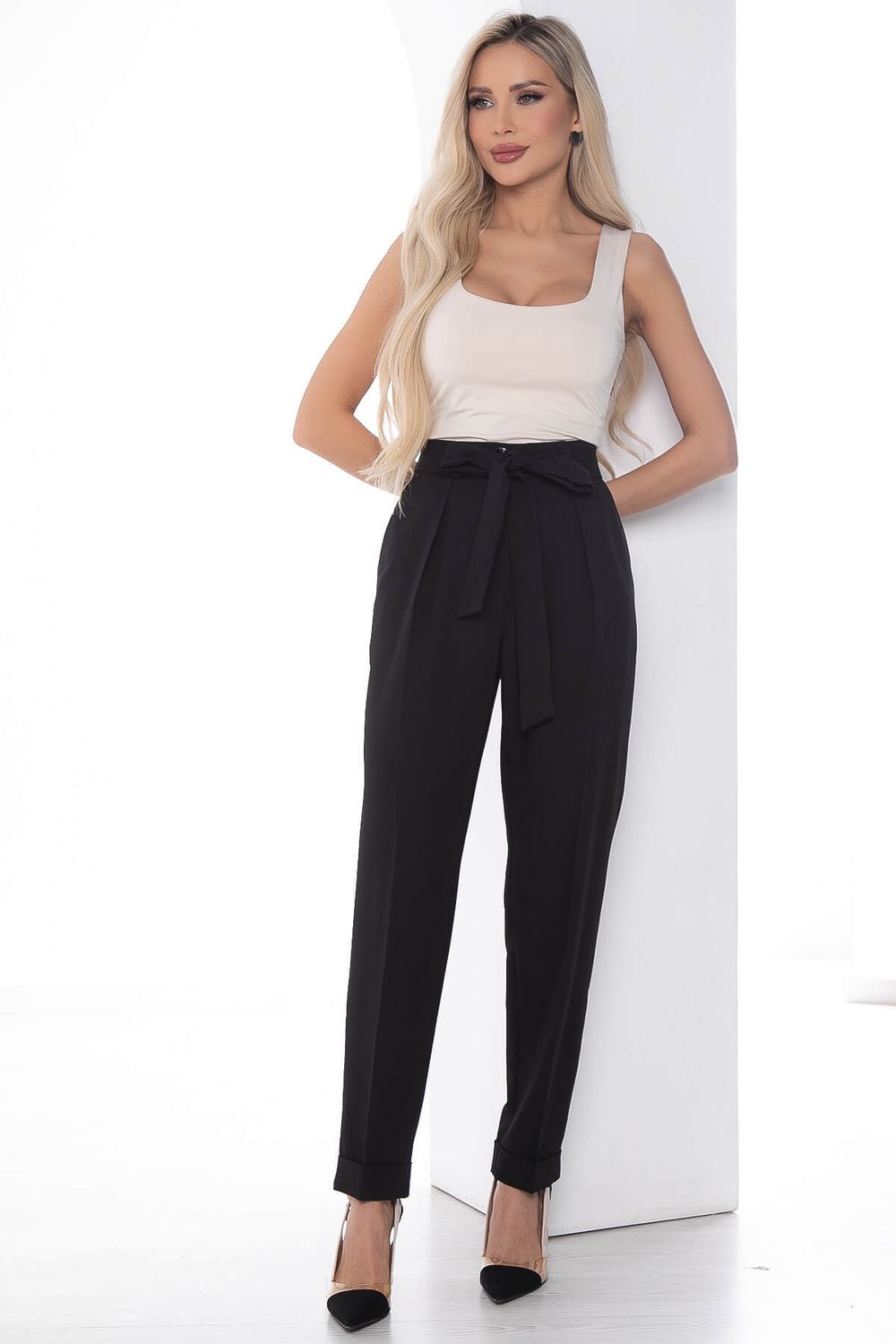 Брюки "Деловая встреча" (черные) Б9071 LT Collection