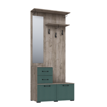 Прихожая центральная секция Бруклин 100ПЦС-2