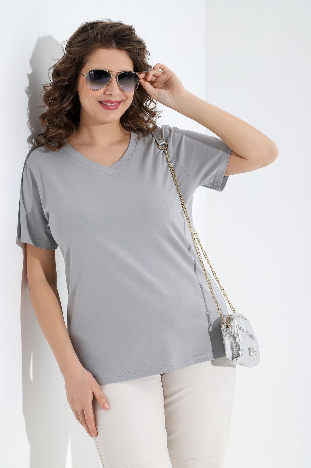 Футболка Базис-5 Виотекс СЕРЫЙ