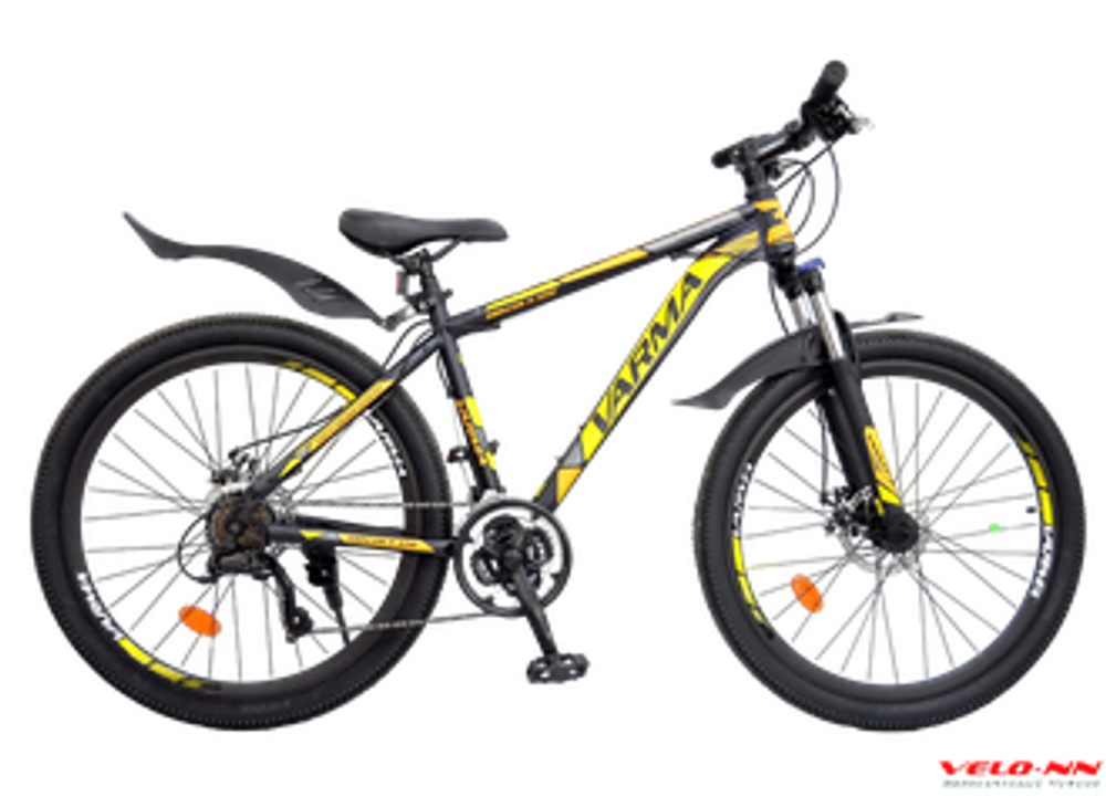 Велосипед 26&quot; VARMA DRACON H65D  21ск черный-желтый (Россия)