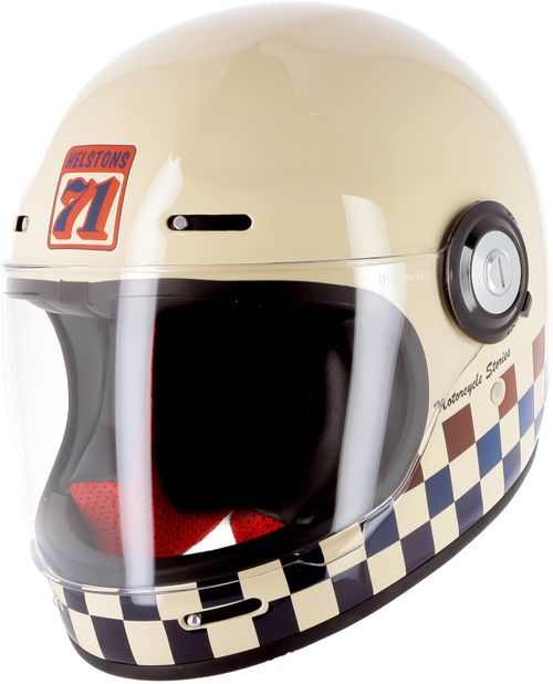Casque Course Full Face Carbone / Бежевый