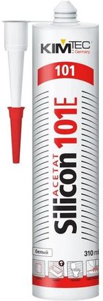 Герметик силиконовый универсальный Прозрачный, 310мл, 101Е KIM TEC, 02-01-32---