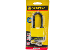 Навесной всепогодный замок 60 мм STAYER MASTER 37141-50