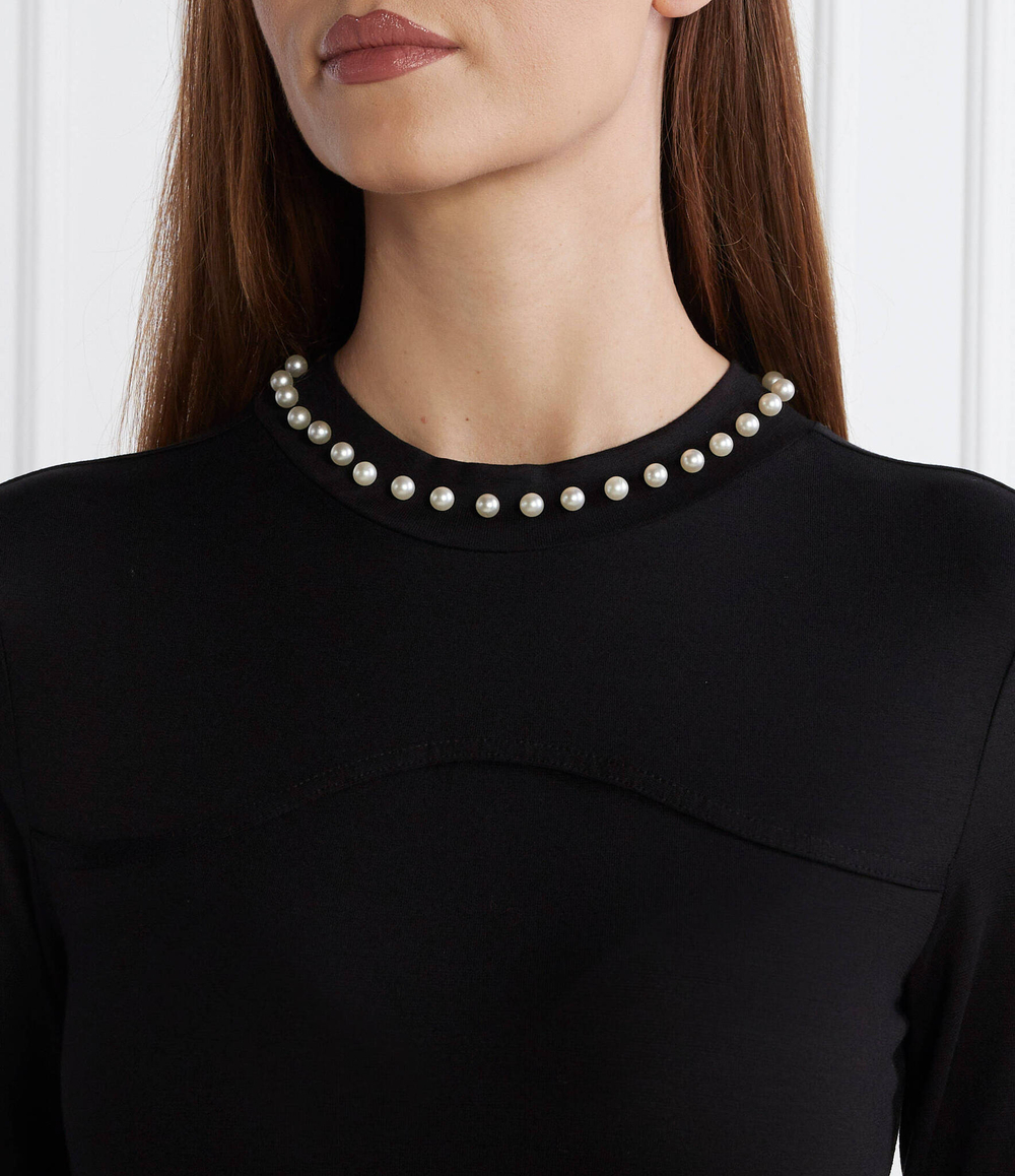 Блузка lslv embellished Karl Lagerfeld - черный(236W1708)