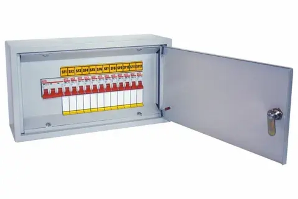 Осветительный щиток с выключателем ОЩВ-12 (63А/16А) 220х400х120мм TDM SQ1604-0002