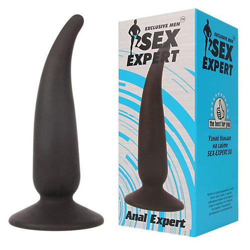 Анальная пробка 11см с тонким кончиком Bior Toys Sex Expert SEM-55044