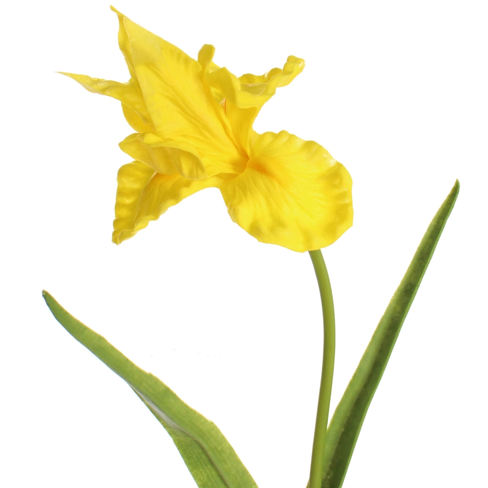 Цветок искусственный «Natur» 60см Ирис желтый
