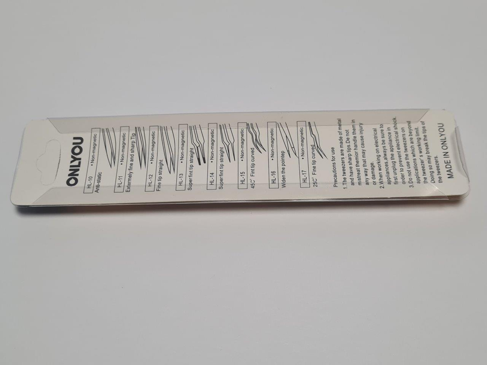 Пинцет стальной ESD-15