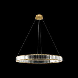 10135/800 Gold Подвесной светильник LOFT IT Crystal ring