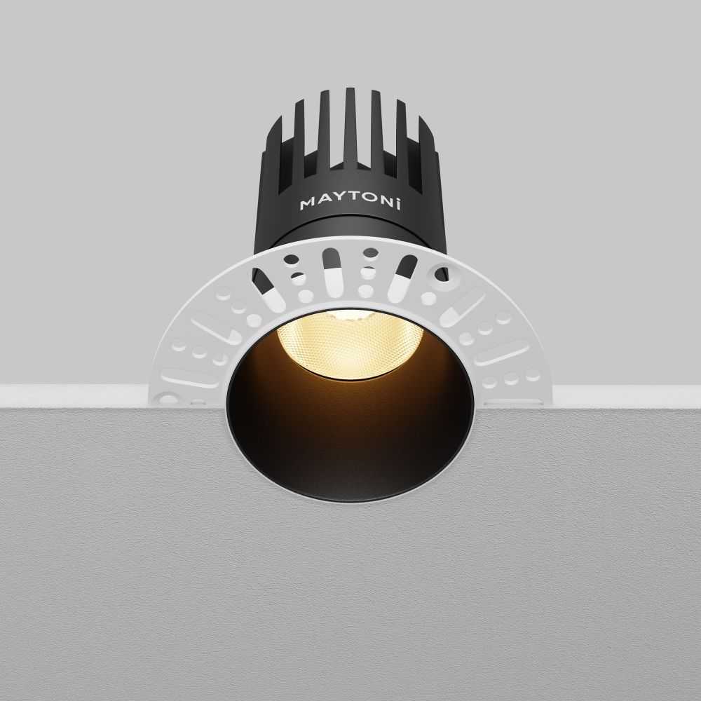 Светильник встраиваемый светодиодный Maytoni Dip DL122-15W-2.7K-TRS-B