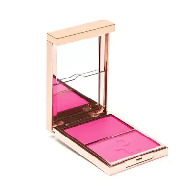 Палетка из двух кремовых и пудровых румян Patrick Ta Major Headlines Double Take Cream Powder Blush Duo - She's Giving