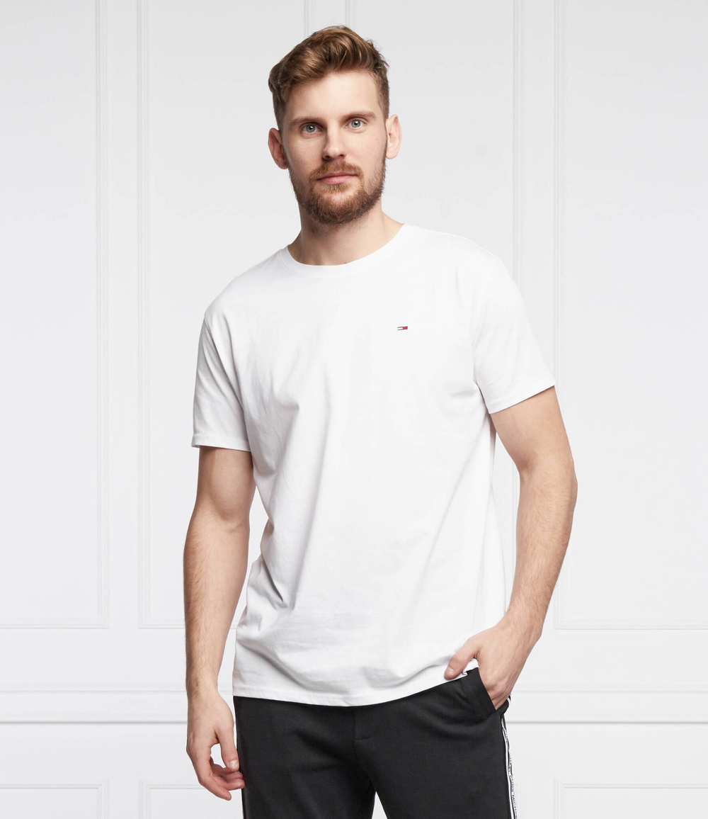 футболка tjm original jersey Tommy Jeans - белый(DM0DM04411)