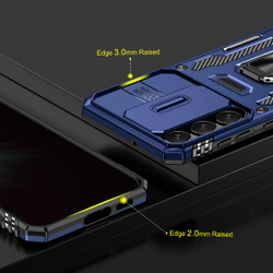 Чехол Safe Case с кольцом и защитой камеры для Samsung Galaxy S25