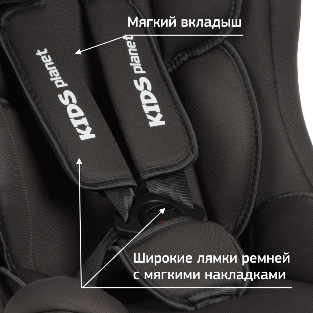 ДУУ KIDS PLANET-SIGER Galactic, темно-серый 0-25 кг