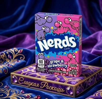 Конфеты Фруктовые Драже Нердс Nerds Wonka Candy