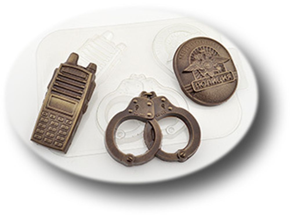 Форма для шоколада Набор полиции