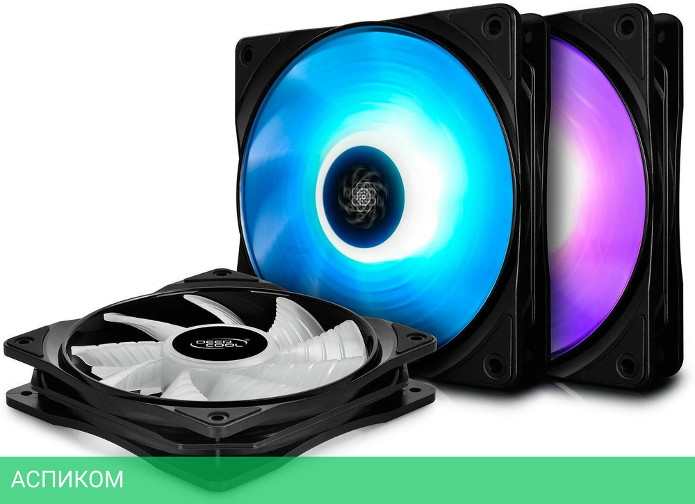 Кулер для корпуса DeepCool RF 120 (DP-FRGB-RF120-1C)