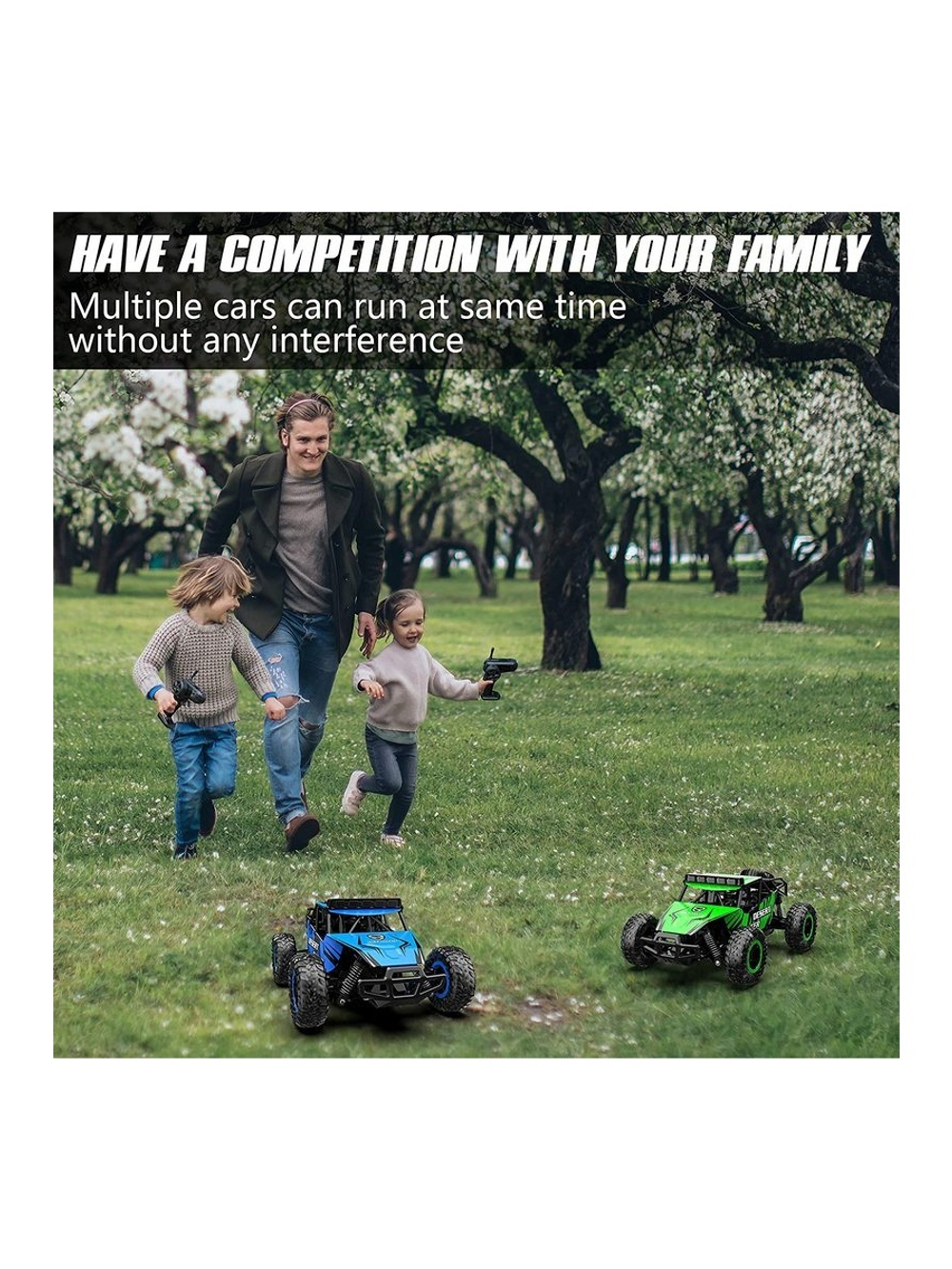 Радиоуправляемый внедорожник Volantex RC Desert King зеленый 4WD 2.4G 1/16 RTR