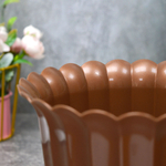 Горшок цветочный "Виола" 2л d188мм h143мм, коричневый-перламутр