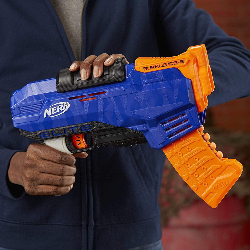 Nerf: Бластер со стрелами Элит Руккус Нерф E2654 — Elite Rukkus ICS-8 — Хасбро