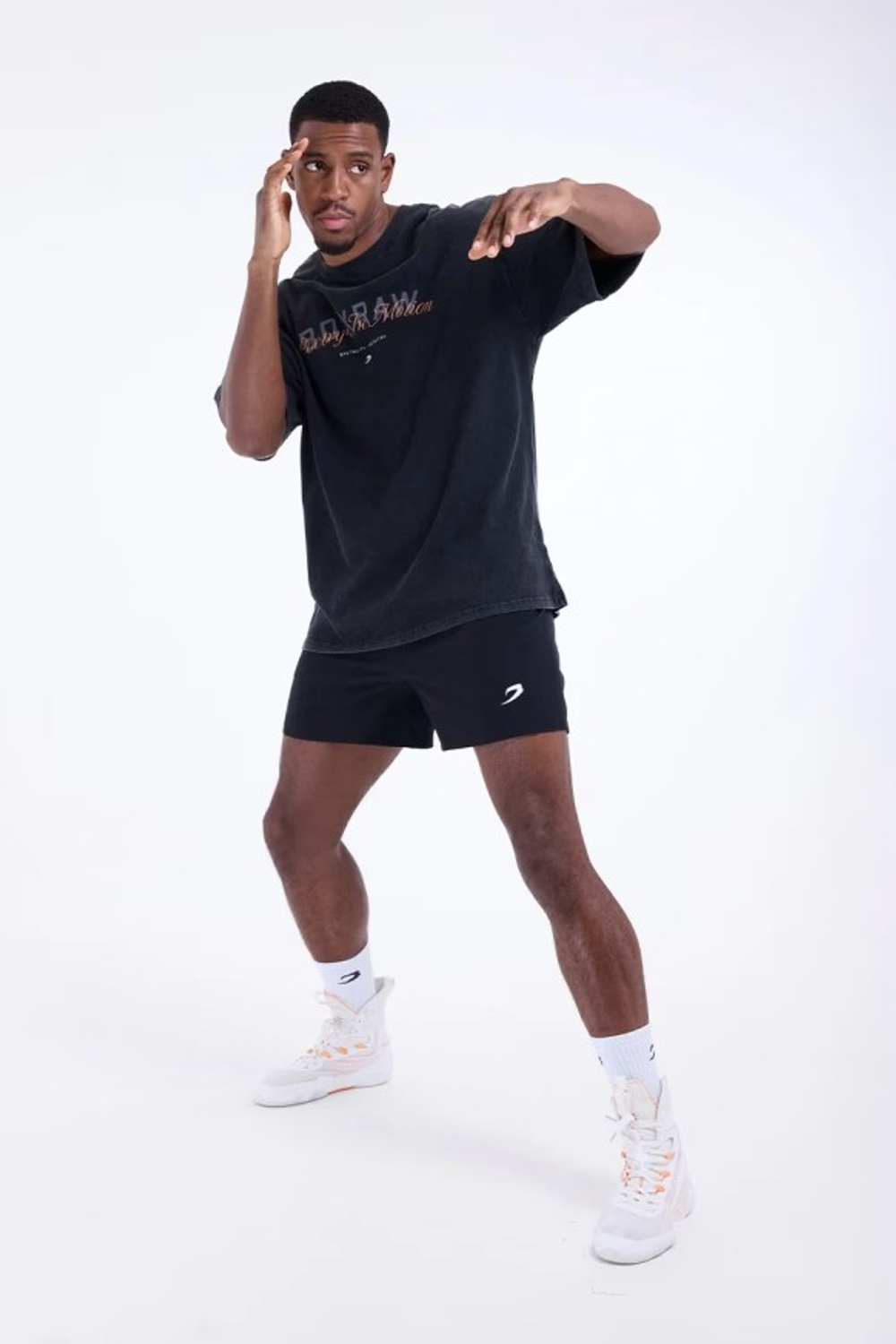 Футболка BOXRAW Poetry In Motion Oversized чёрная