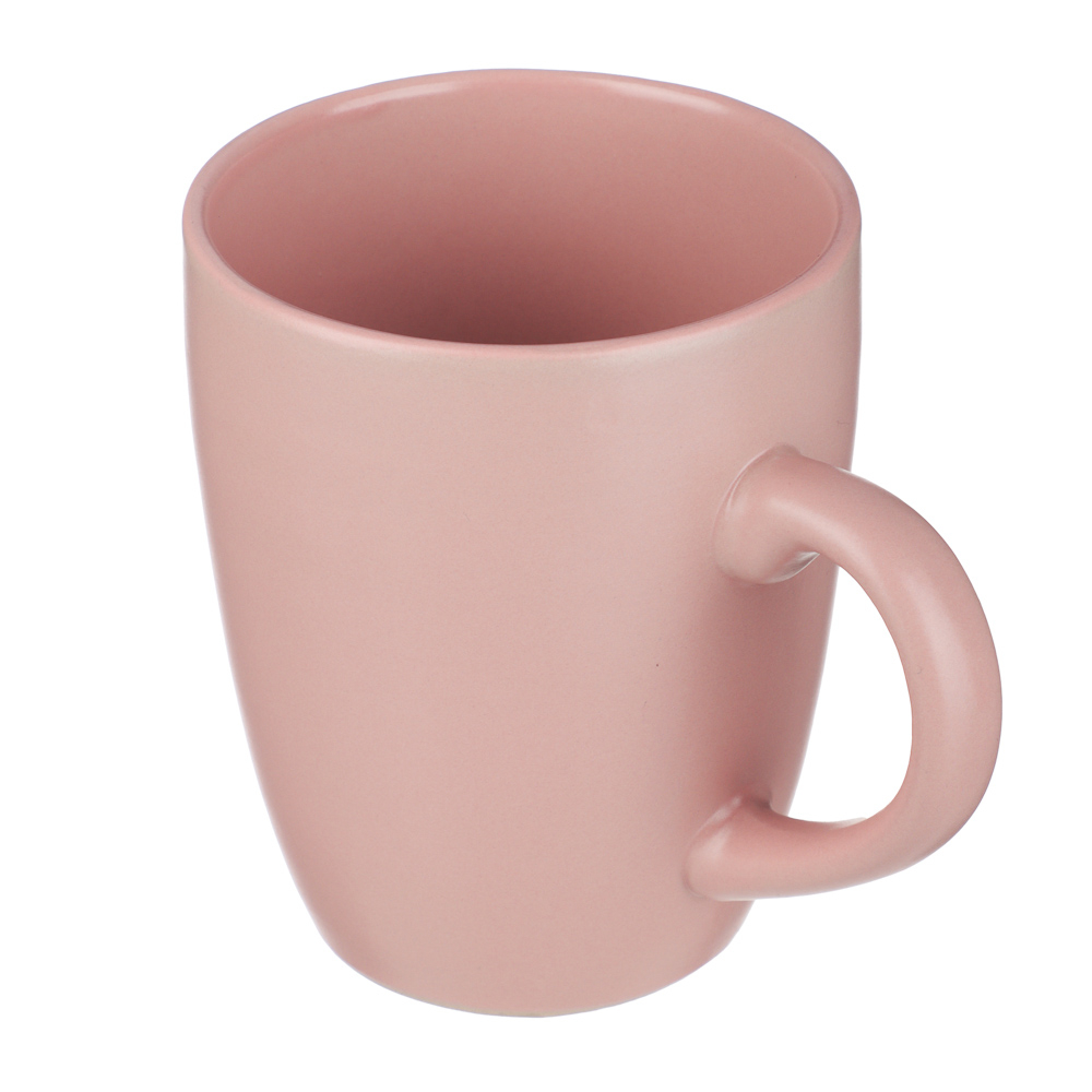 Кружка 350мл, тм MILLIMI розовый, керамика
