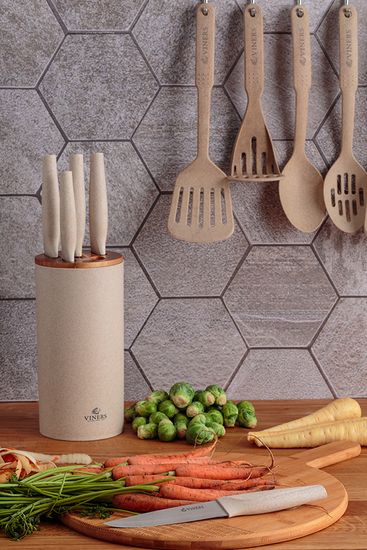 Ложка-шумовка organic бежевая