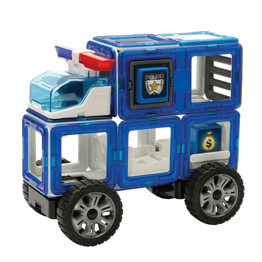 Магнитный конструктор MAGFORMERS Amazing Police Set