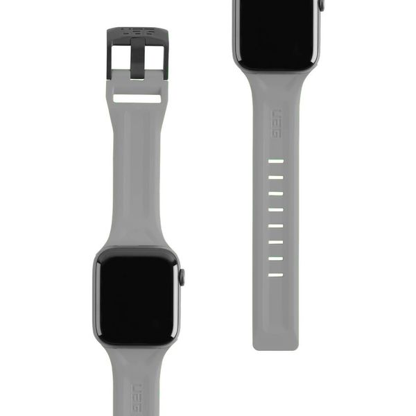 Ремень силиконовый UAG Scout Silicone для Apple Watch 44/42 cильвер (Silver)