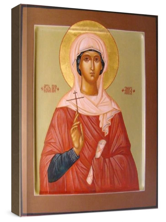Анна Пророчица (рукописная икона)