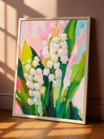 Постер весна 40х50 см интерьерный пасха декор