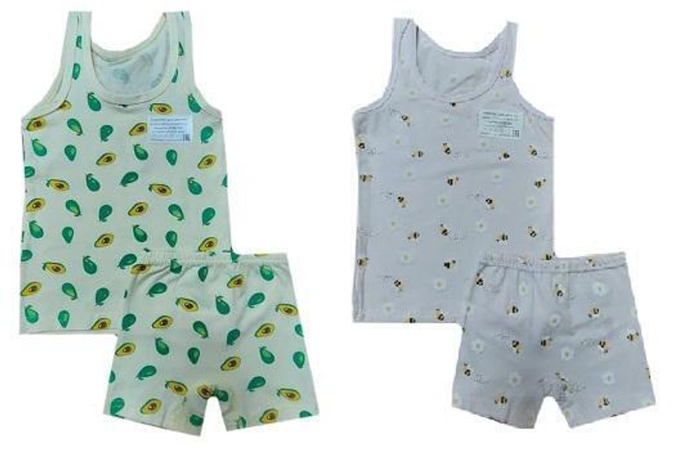 Комплект (майка+шорты) для девочек CBF 18-310/20-122дшл р.32 в ассорт. (Boru), 1 шт.