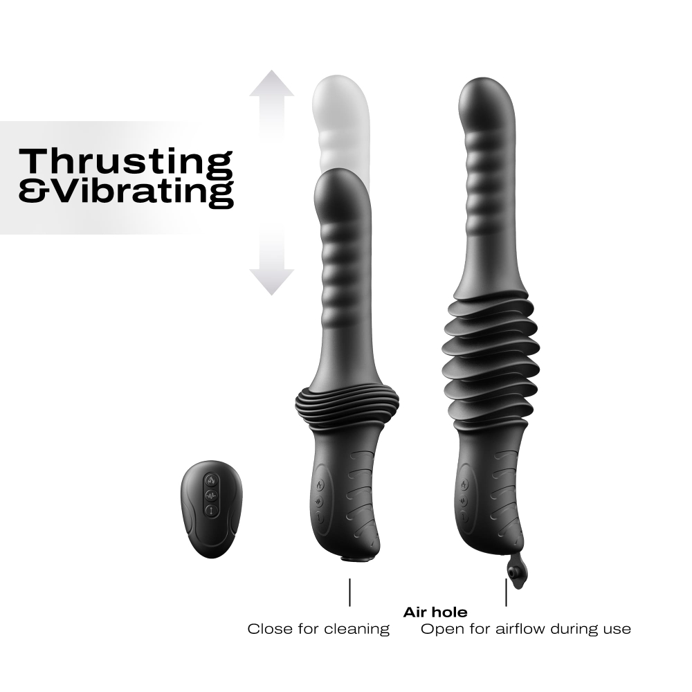 Компактная секс-машина Dorcel Deep Orgasm с возвратно-поступательными движениями (Цвет: черный)