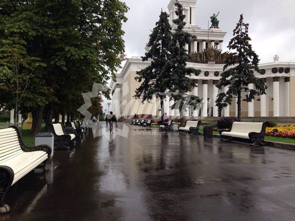 Скамейка чугунная «ВДНХ»