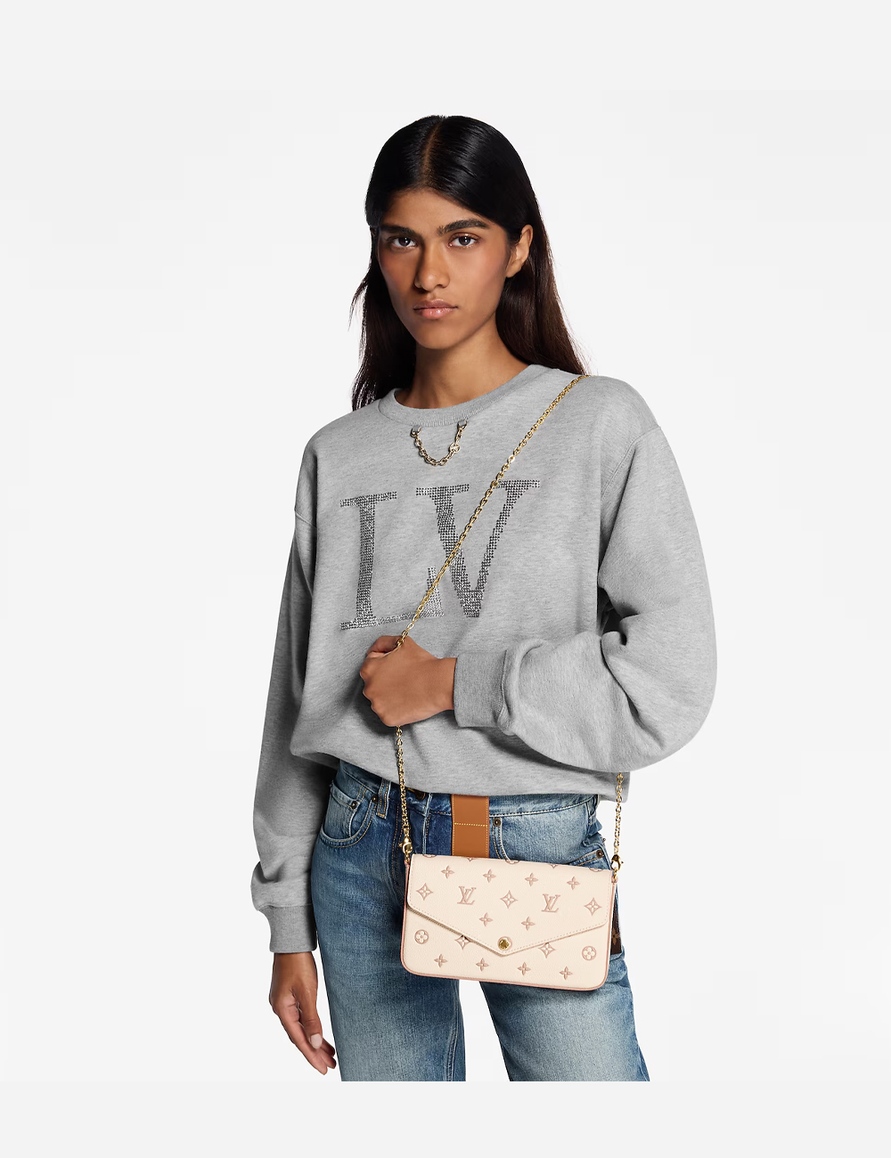 Клатч Louis Vuitton Pochette Félicie "Bicolor Eden"