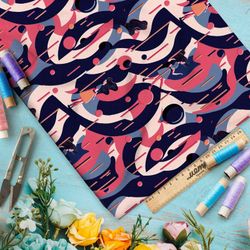 Ткань дюспо марокканские орнаменты