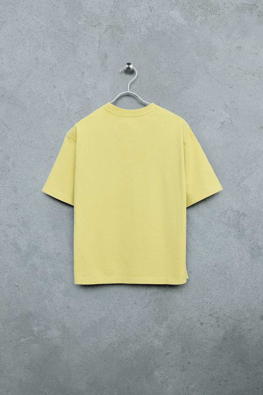 ZARA STORIESZ - ФУТБОЛКА HEAVY WEIGHT С КАРМАНОМ, ЖЕЛТЫЙ