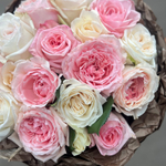 🌸 Розовое облако — букет ароматных пионовидных и романтических роз — 8 марта у Феи