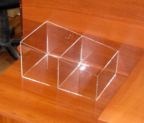 Короб под колготки 190х300х150/100 мм 2 отделения