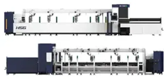 Широкоформатный лазерный станок HSG Laser серии GF для резки металла