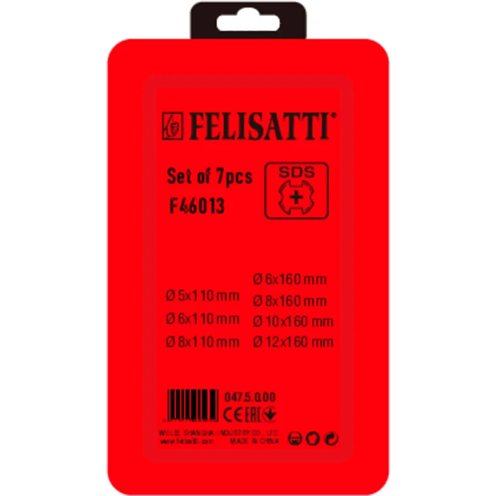 Набор буров FELISATTI SDS+ 7шт   047.5.0.00