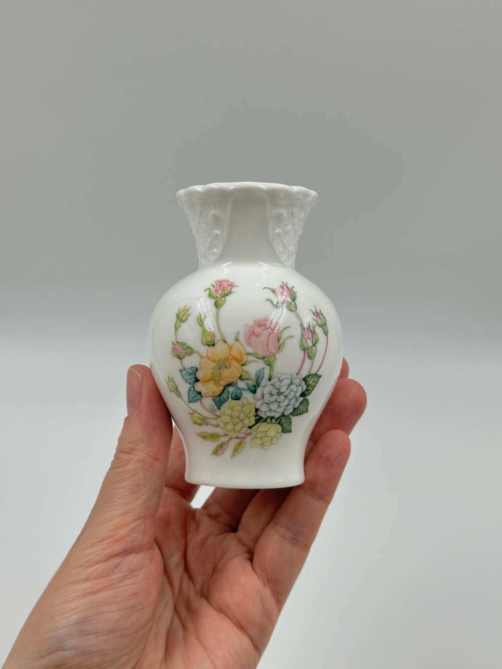 Миниатюрная ваза Coalport, Rose Garden