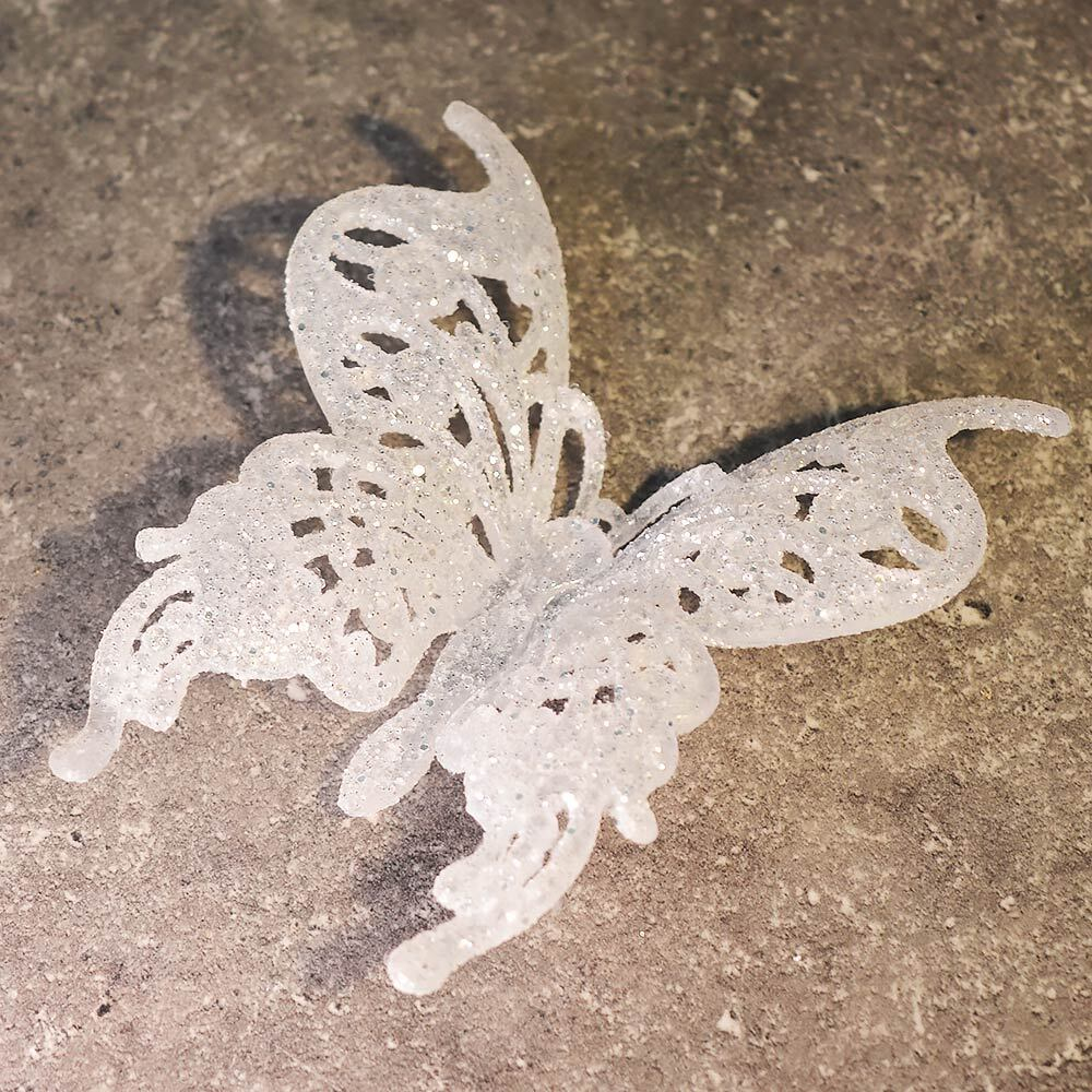 Подвеска "Бабочка" 11*9см, белый