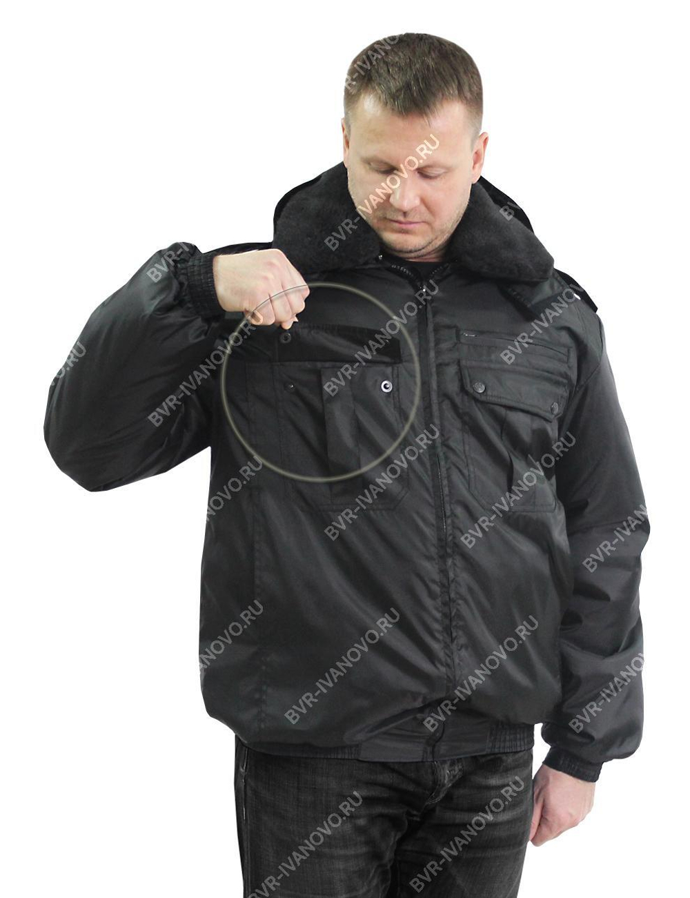 Куртка Полигон (Оксфорд, черный)