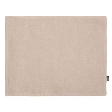 Салфетка под приборы из стираного льна бежевого цвета из коллекции essential, 35х45 см