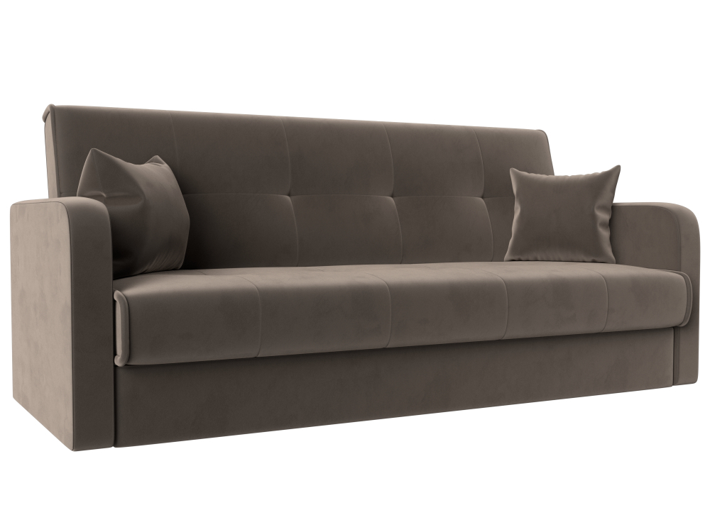 Диван-книжка Надежда, Коричневый, Велюр, 103075