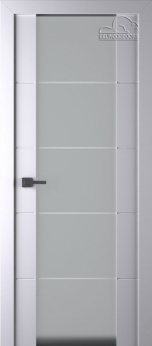 Дверь Arvika 202 / Цвет Эмаль белый / Мателюкс белый кристалайз / Двери Belwooddoors