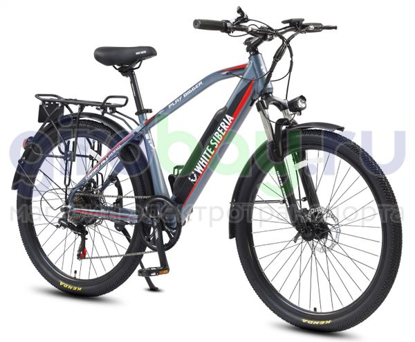 Электровелосипед WHITE SIBERIA CAMRY ALLROAD 500W 36V/11A Snegir (Синий)