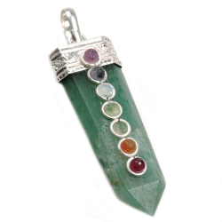 Кулон "7 чакр" самоцветы