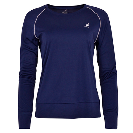 Женская теннисная футболка   Australian T-Shirt Ace Long Sleeve - blu cosmo